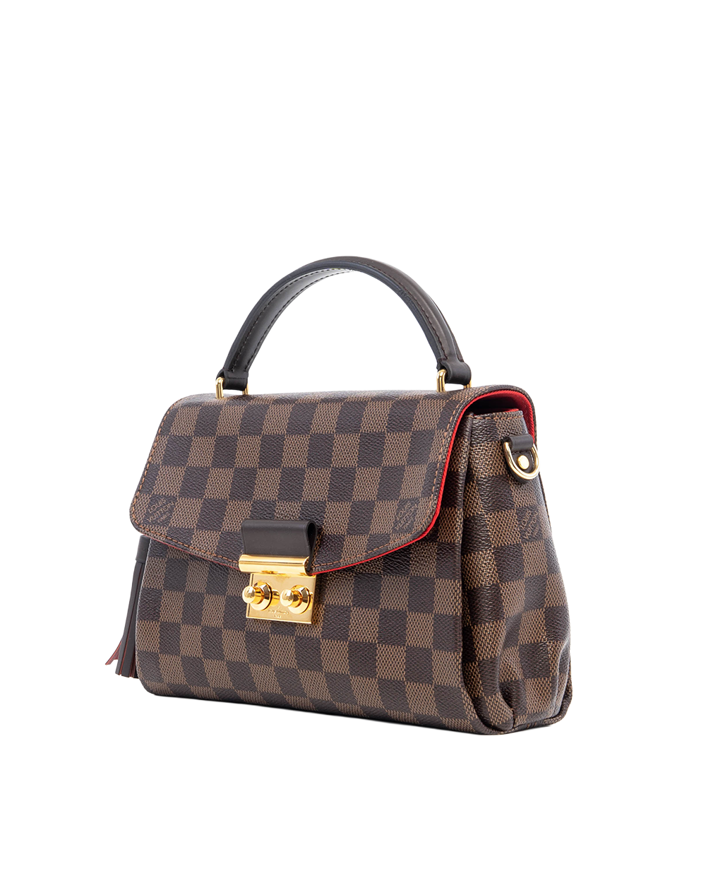 LV CROISETTE BROWN DAMIER CANVAS GHW FL4108 09386