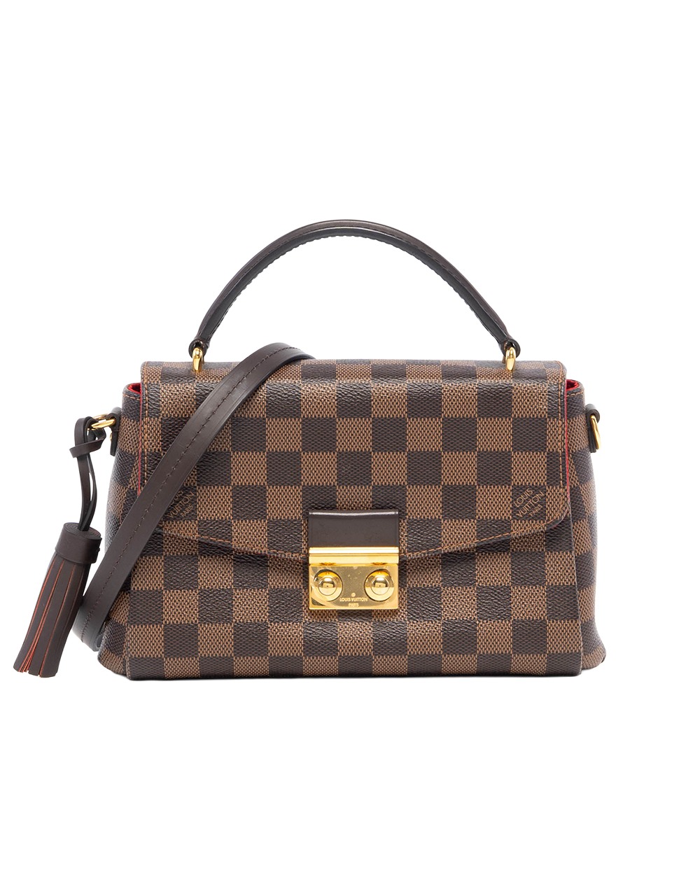 LV CROISETTE BROWN DAMIER CANVAS GHW ML0250 0465