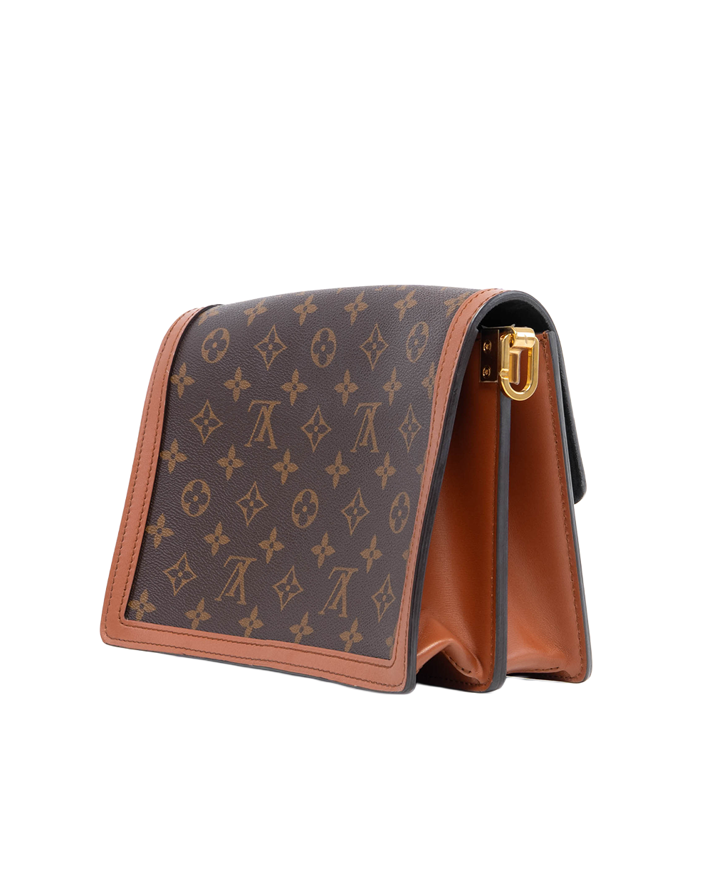 LV DAUPHINE MM BROWN MONOGRAM CANVAS GHW MICROCHIP 3151