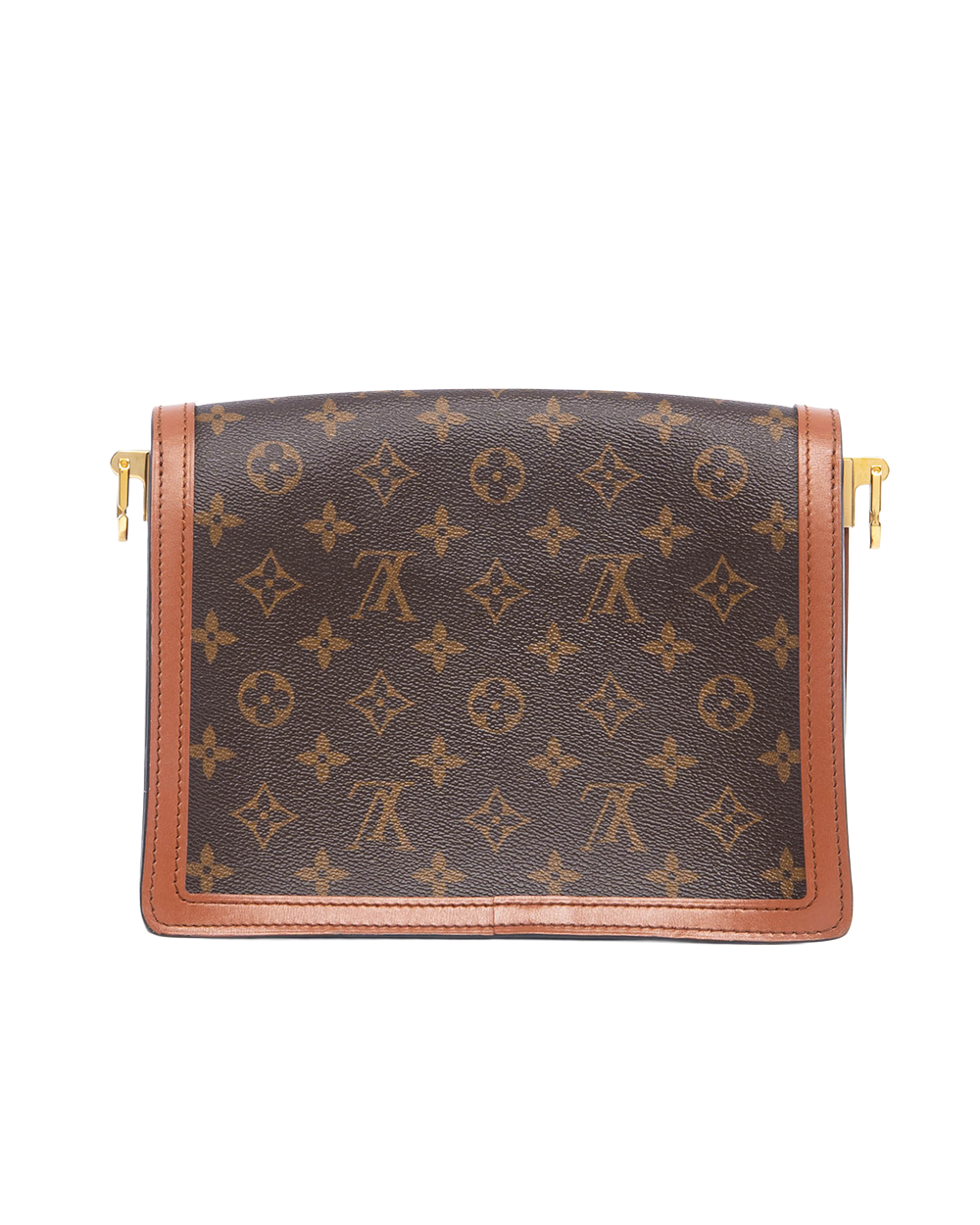 LV DAUPHINE MM BROWN MONOGRAM CANVAS GHW MICROCHIP 3152