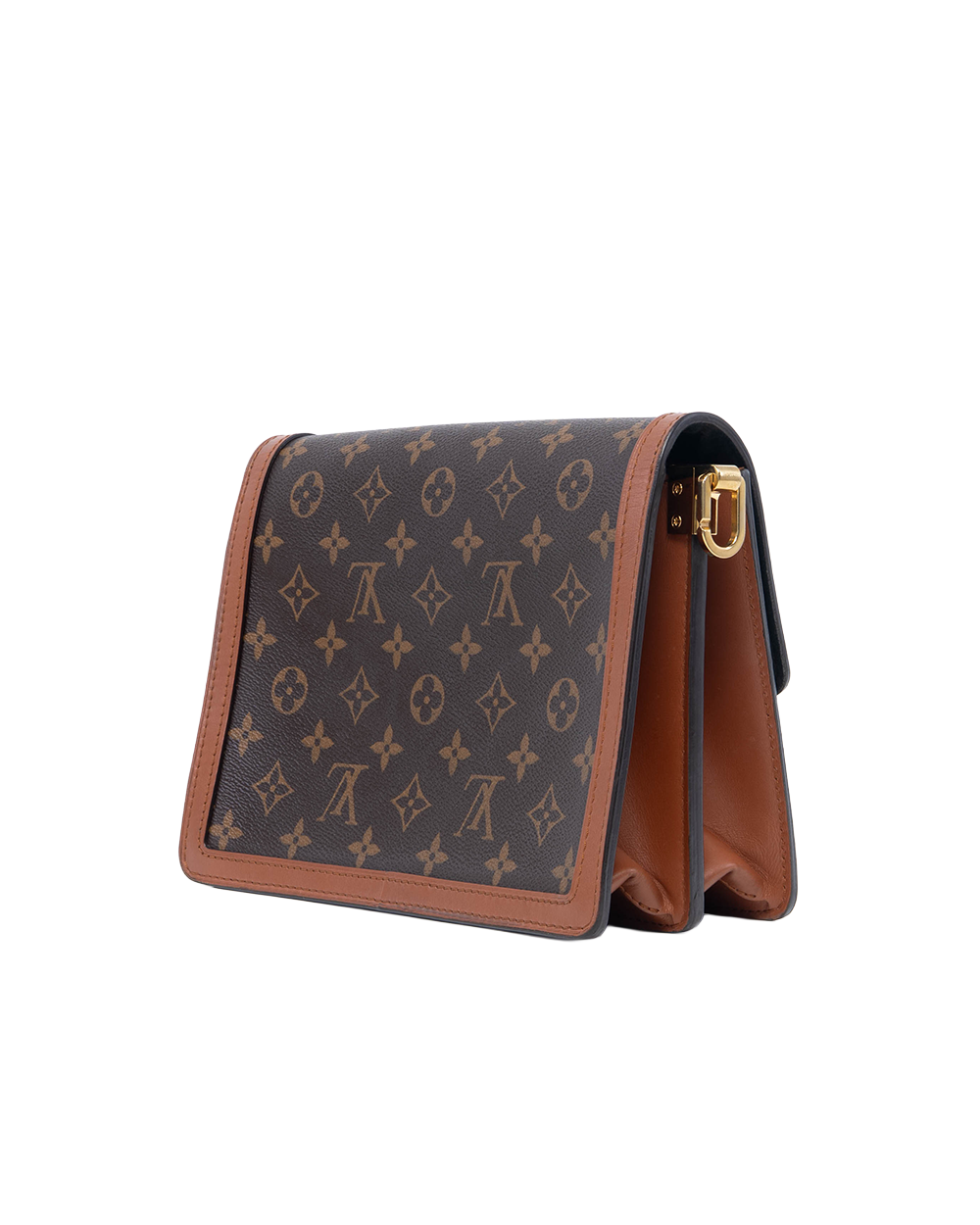 LV DAUPHINE MM BROWN MONOGRAM REVERSE GHW MICROCHIP 4003