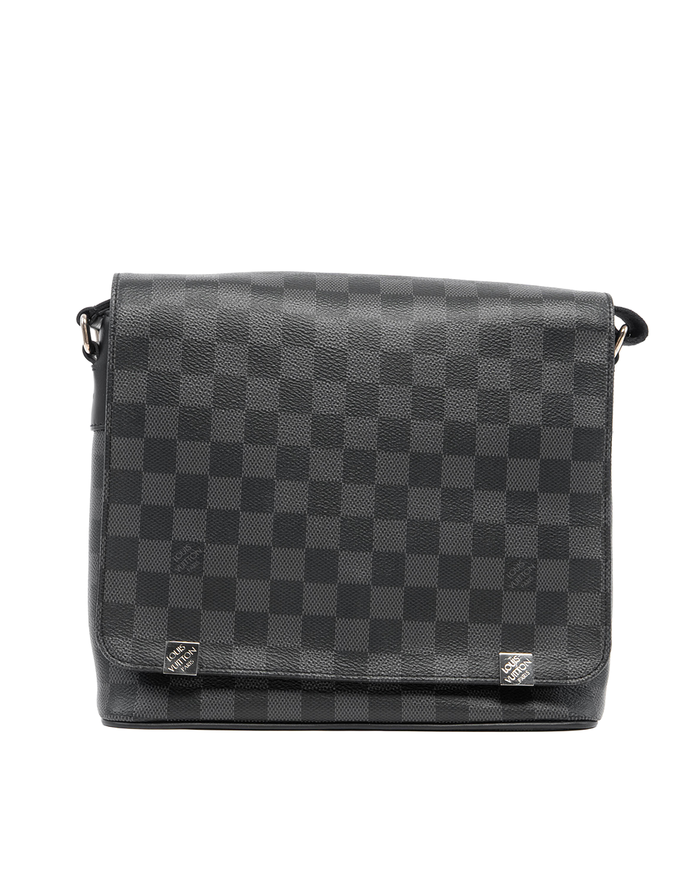 LV DISTRIC MESSENGER PM GRAPHITE DAMIER CANVAS SHW CA2168 09193