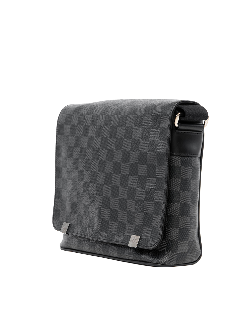 LV DISTRIC MESSENGER PM GRAPHITE DAMIER CANVAS SHW CA2168 09194