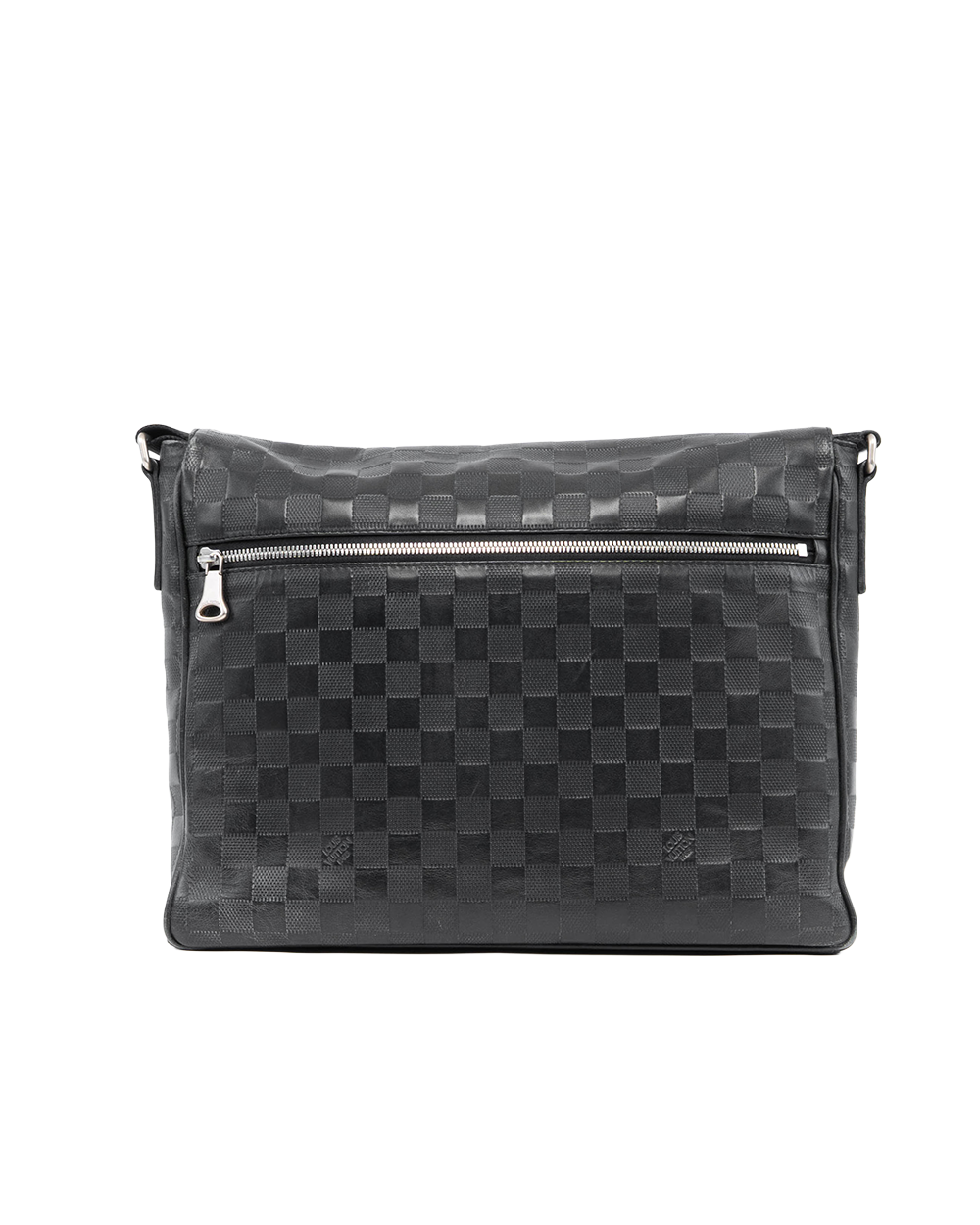 LV DISTRICT MESSENGER MM BLACK DAMIER CALF SHW CA0167 4053