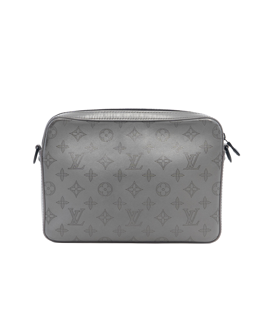 LV DUO MESSENGER GREY MONOGRAM CALF BHW MICROCHIP 3120