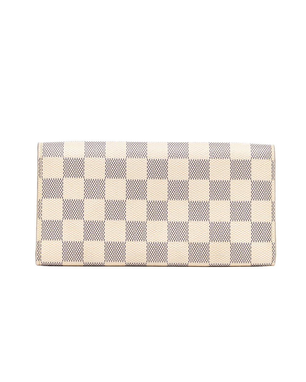 LV EMILIE WALLET LONG WHITE AZUR DAMIER CANVAS GHW TA 2155 0919