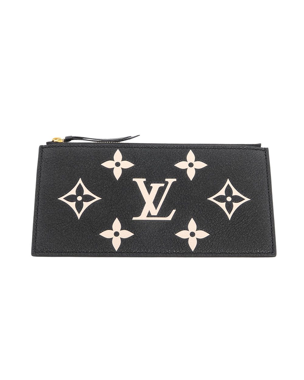 LV FELICIE BLACK GIANT MONOGRAM CALF GHW MICROCHIP 01488