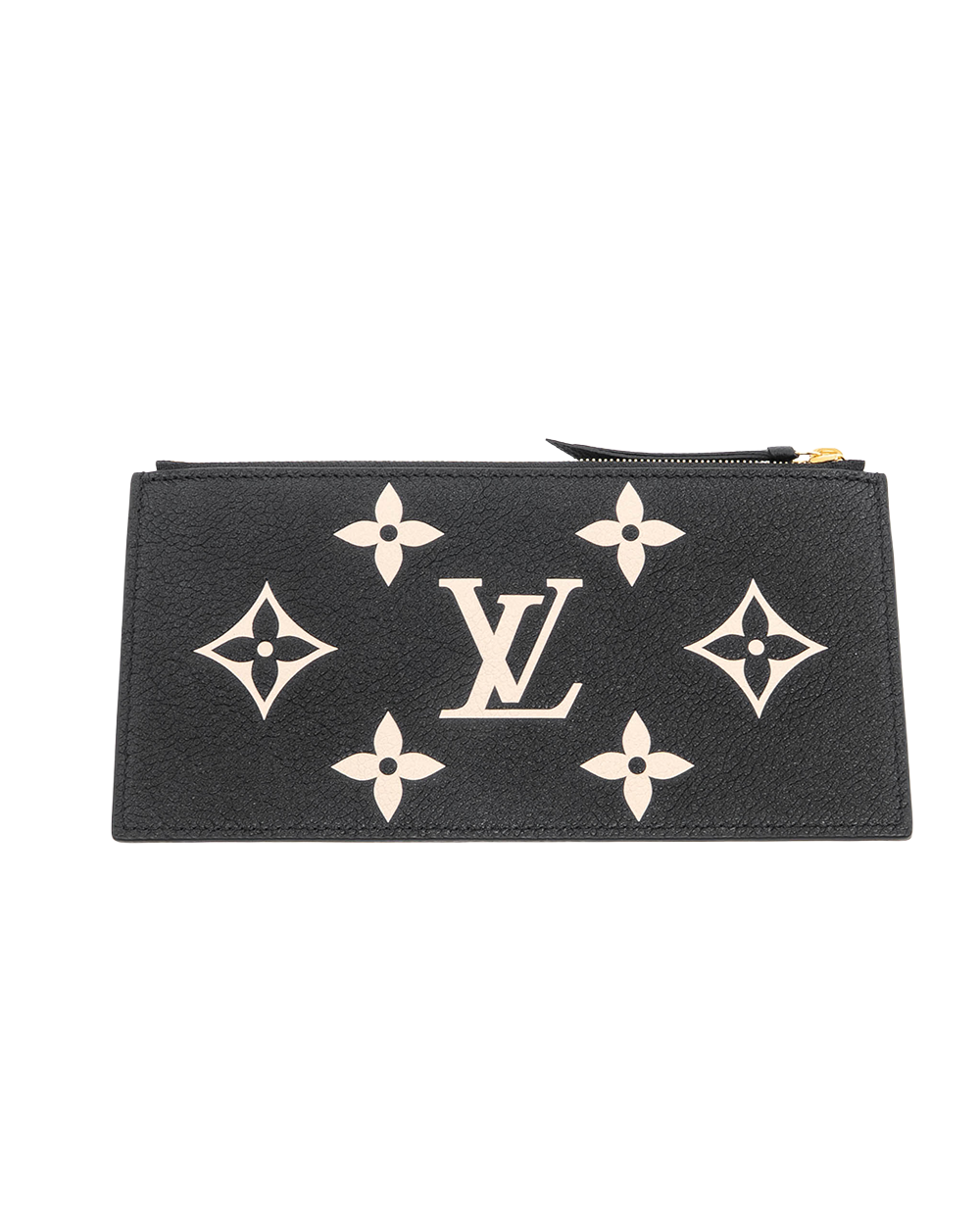 LV FELICIE BLACK GIANT MONOGRAM CALF GHW MICROCHIP 01489