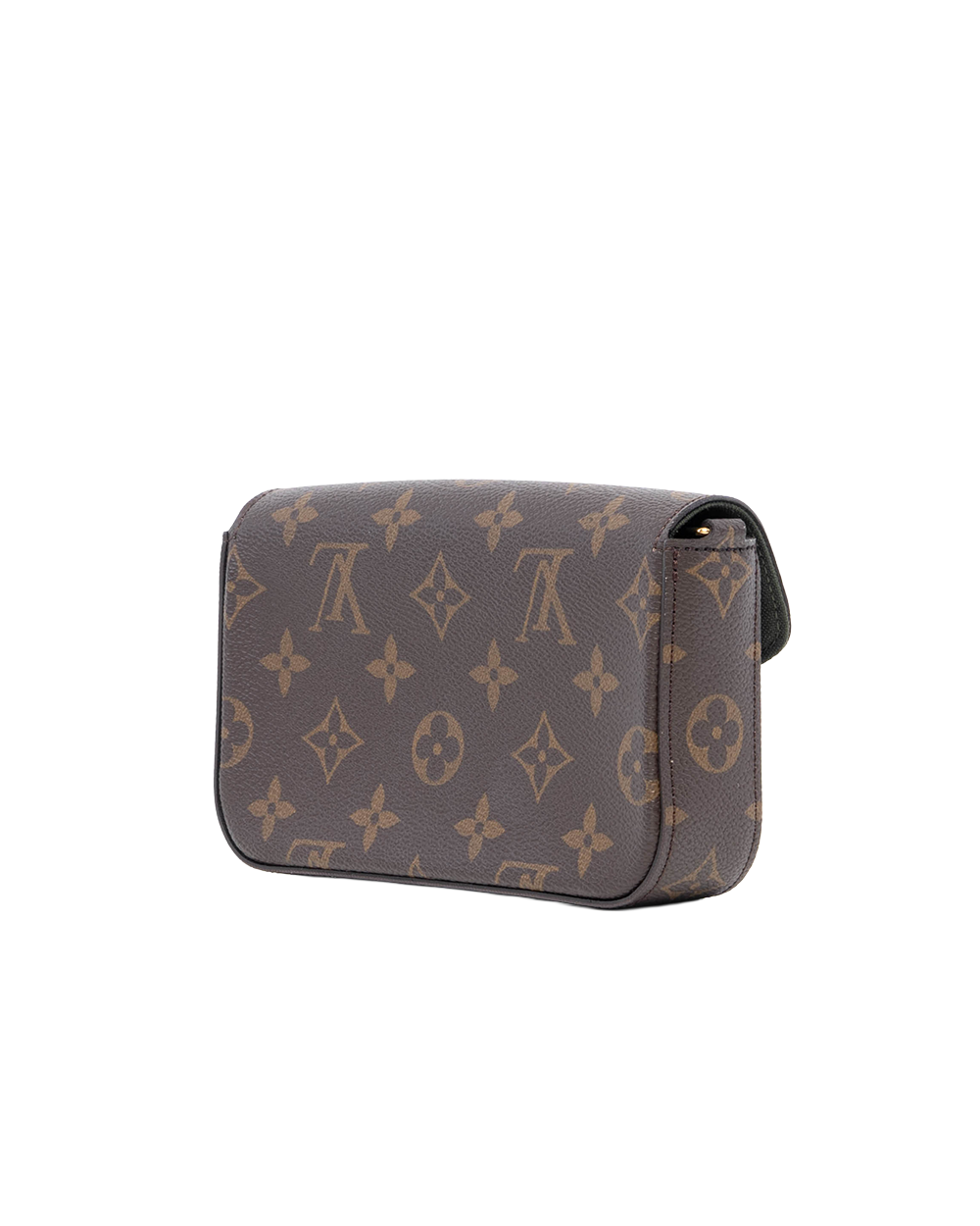 LV FELICIE STRAP & GO BROWN MONOGRAM CANVAS GHW MICROCHIP 07577