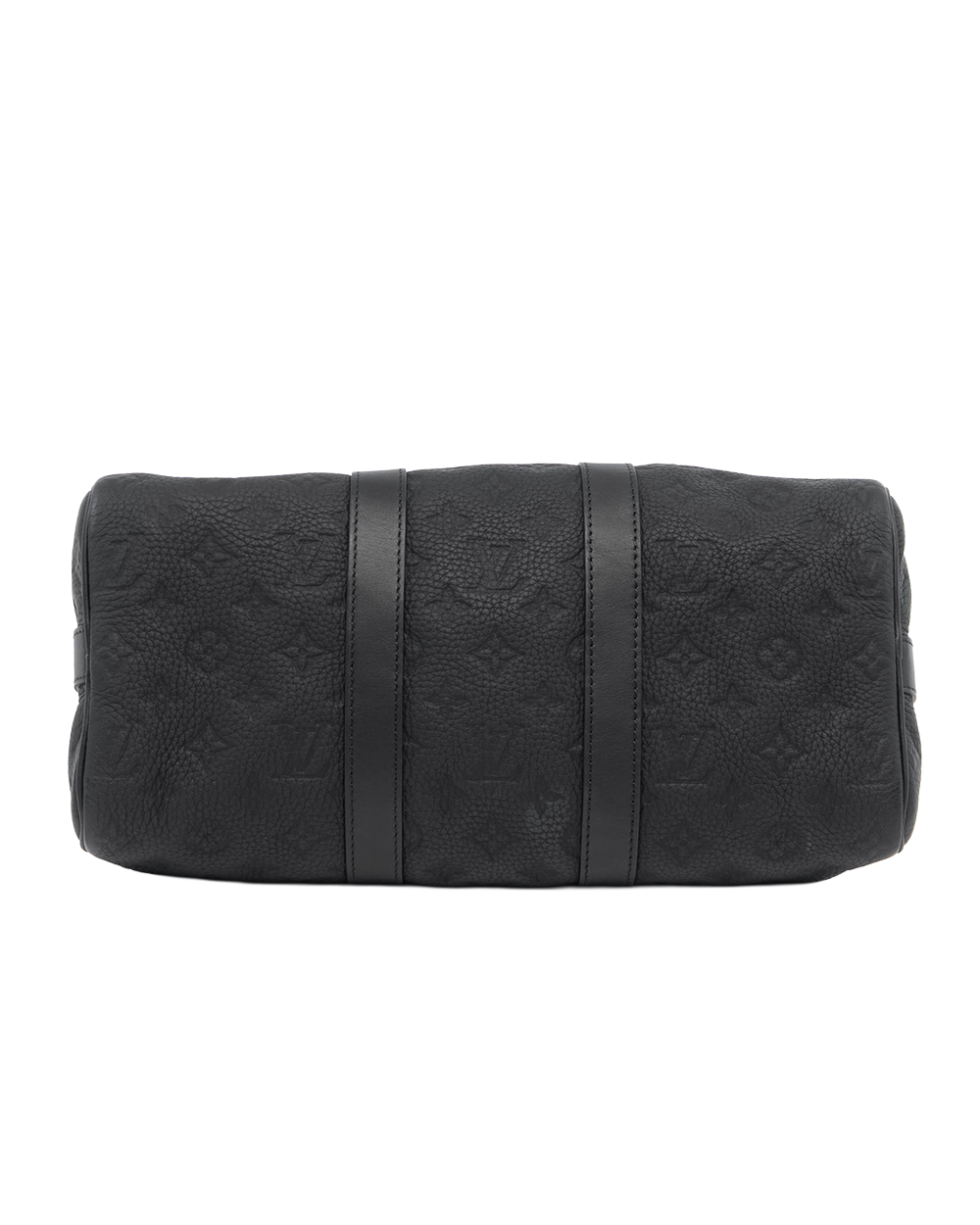 LV KEEP ALL 35 BLACK GIANT MONOGRAM CALF BHW MICROCHIP 5145