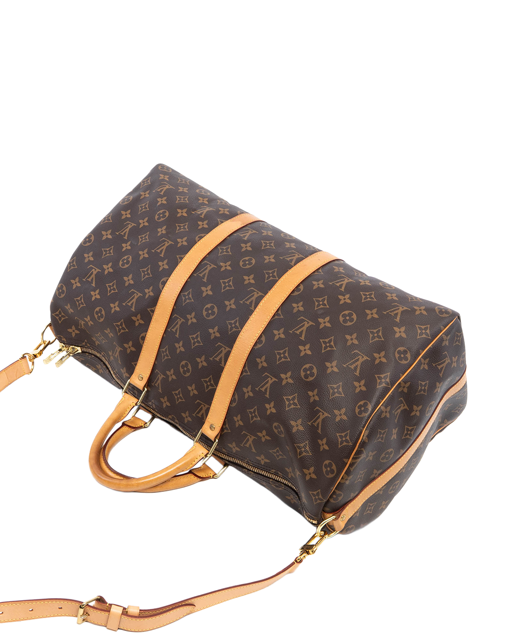 LV KEEP ALL 50 BROWN MONOGRAM CANVAS GHW MB4198 8154