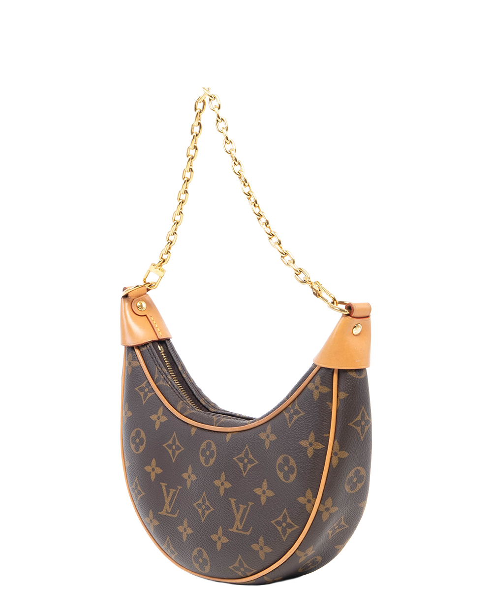 LV LOOP BROWN MONOGRAM CANVAS GHW MICROCHIP 0848