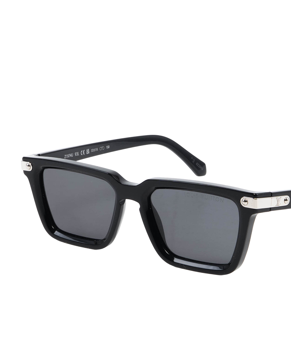 LV LOUIS VUITTON SUNGLASSES BLACK SHW Z1974U 93L 08342