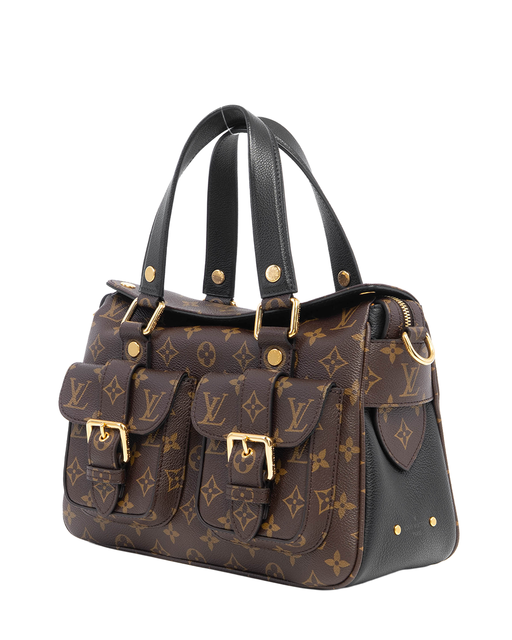 LV MANHATTAN BROWN BLACK MONOGRAM CANVAS GHW SD3147 3302