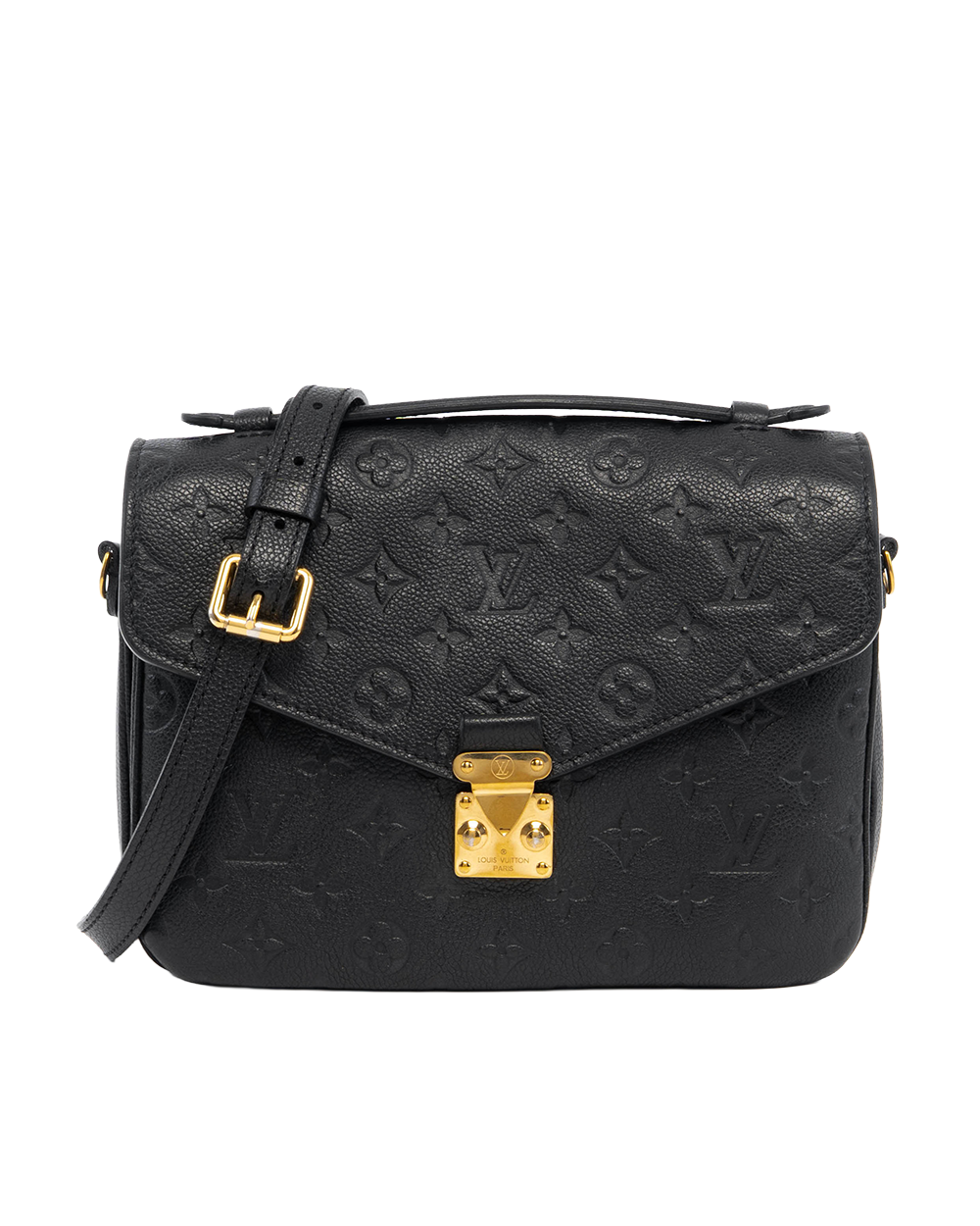 LV METIS BLACK GIANT MONOGRAM CALF GHW MICROCHIP 00876