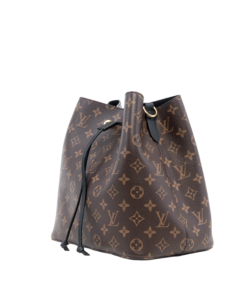 LV NEONOE MM BLACK DAMIER CANVAS GHW TJ5109 08996