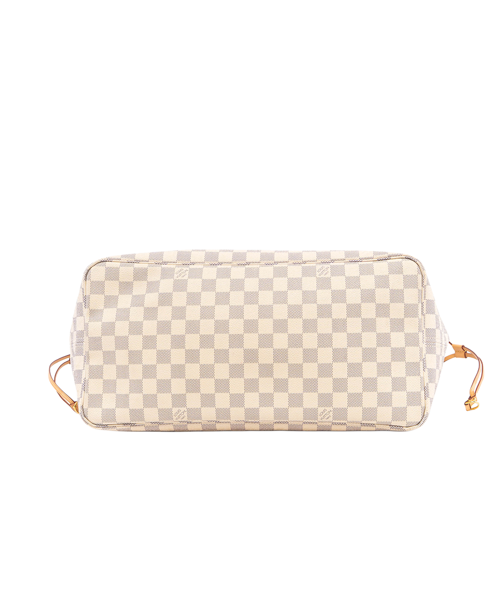 LV NEVERFULL GM WHITE AZUR DAMIER CANVAS GHW FL4118 00027