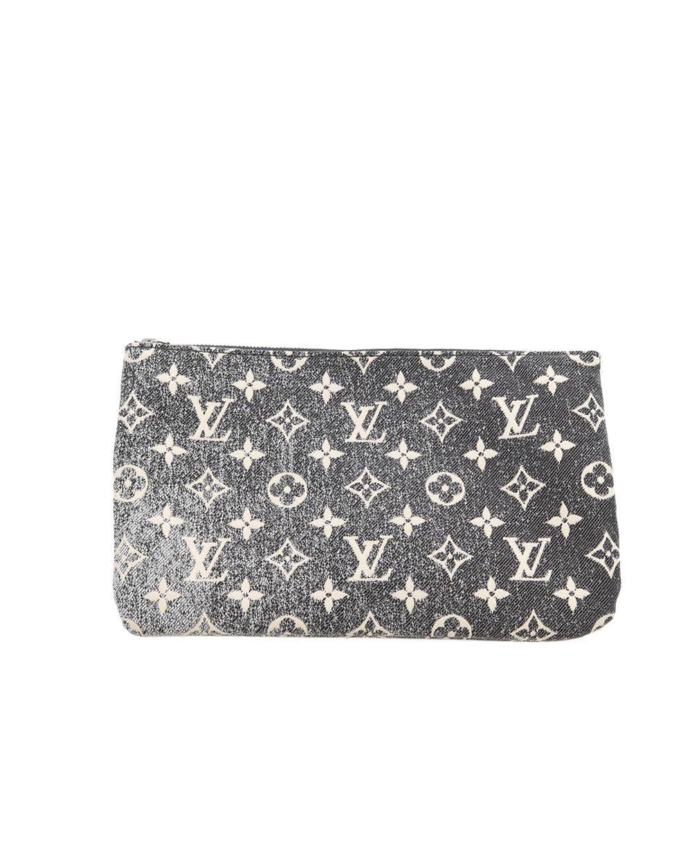 LV NEVERFULL MM BLACK DENIM SHW MICROCHIP 0469
