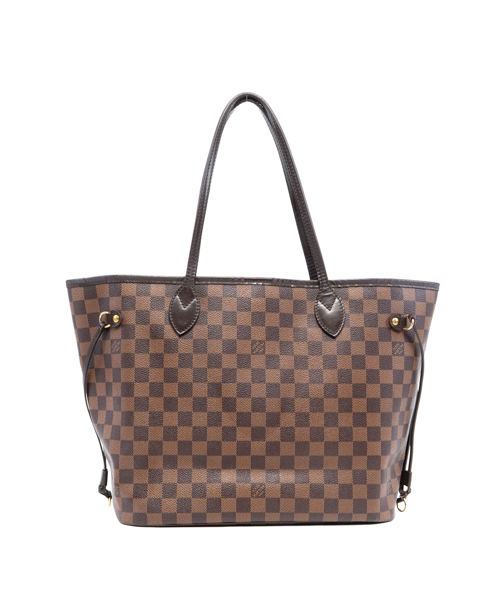 LV NEVERFULL MM BROWN DAMIER CANVAS GHW CA0111 3056