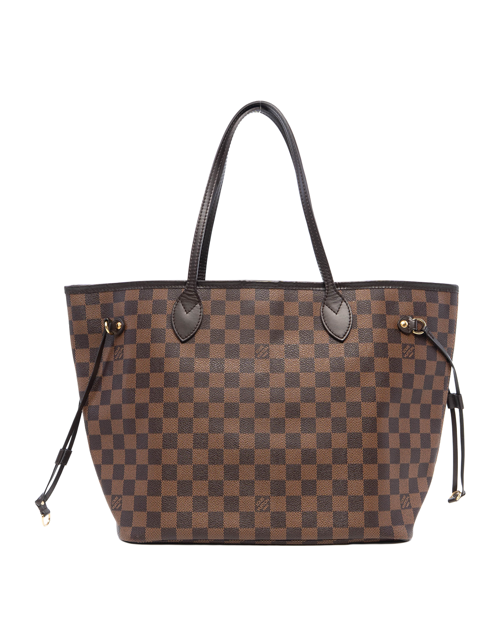 LV NEVERFULL MM BROWN DAMIER CANVAS GHW SF3163 5003