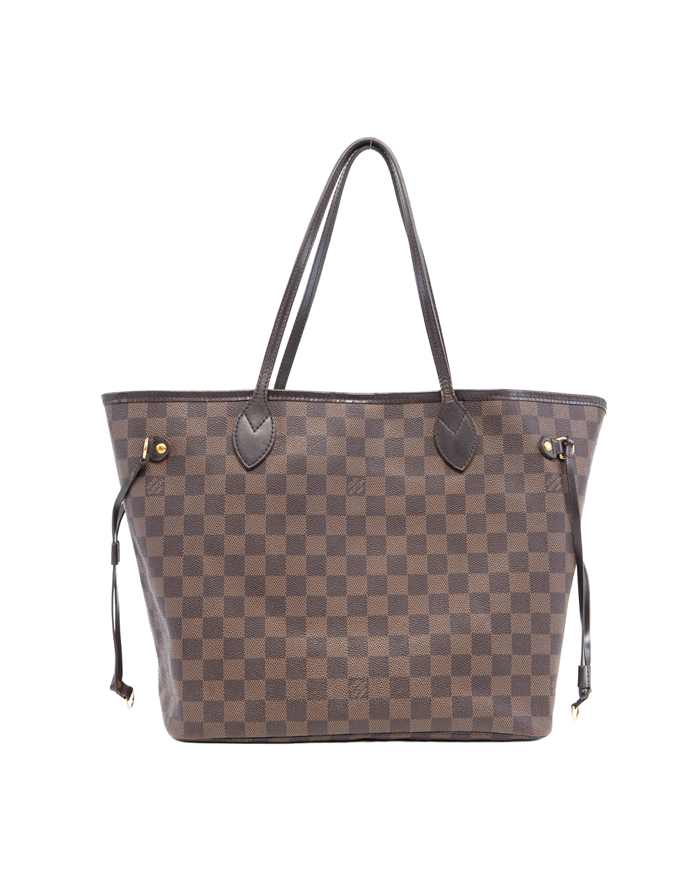 LV NEVERFULL MM BROWN DAMIER CANVAS GHW SF5100 1000