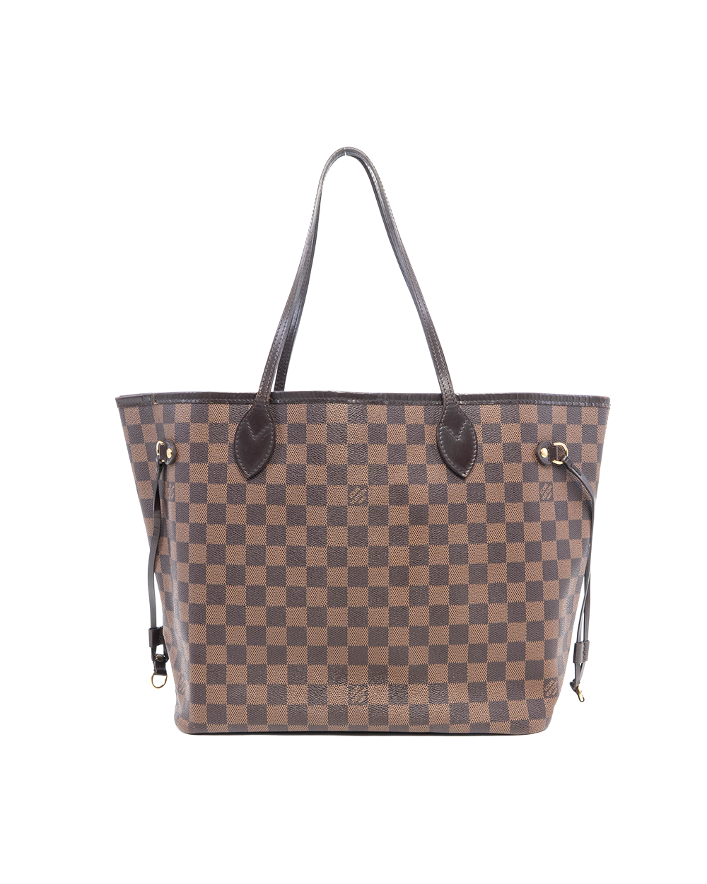 LV NEVERFULL MM BROWN DAMIER CANVAS GHW SP0153 04213