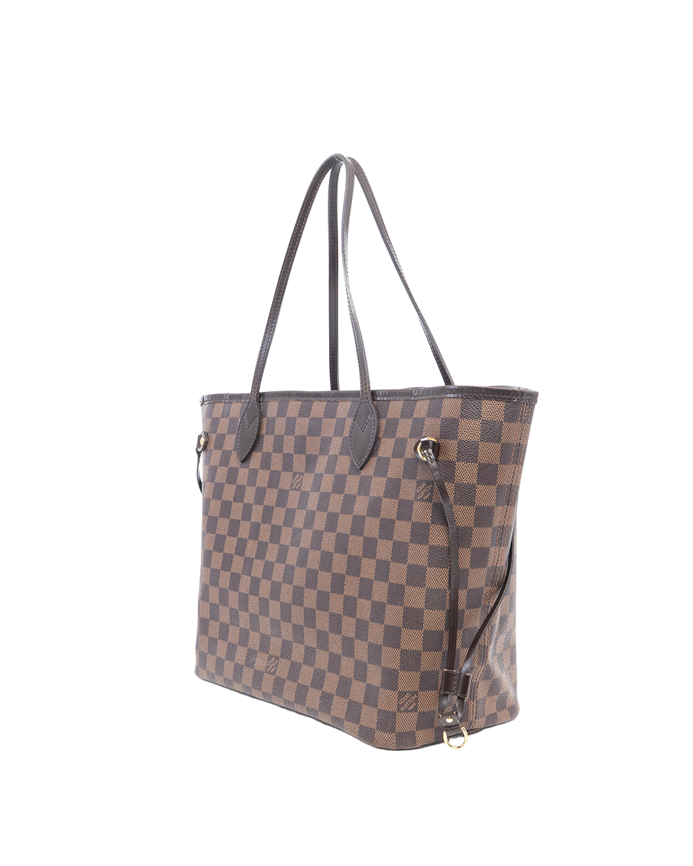 LV NEVERFULL MM BROWN DAMIER CANVAS GHW SP0153 04215