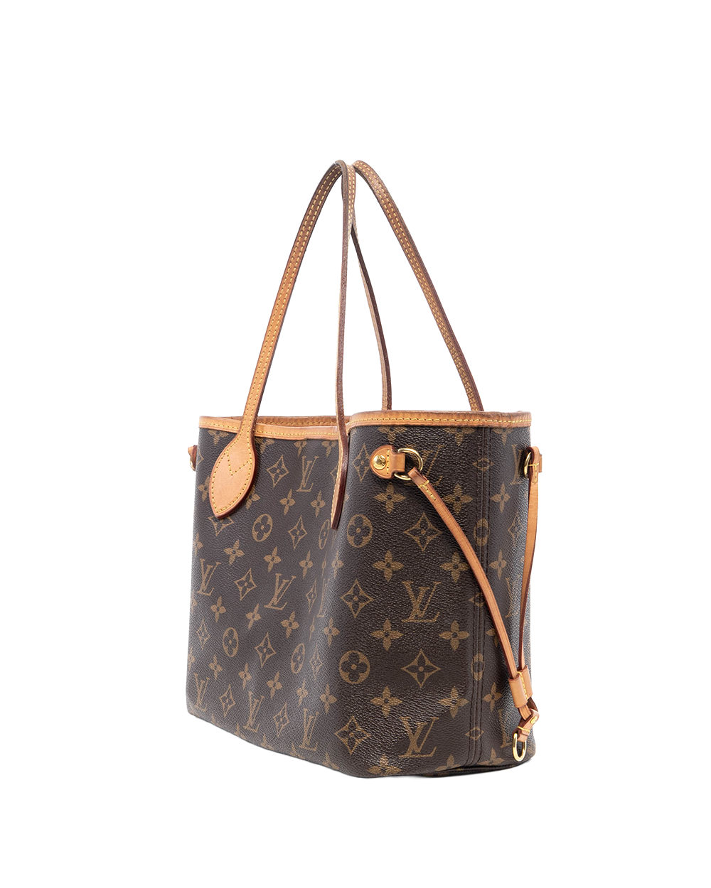 LV NEVERFULL PM BROWN MONOGRAM CANVAS GHW MICROCHIP 05046