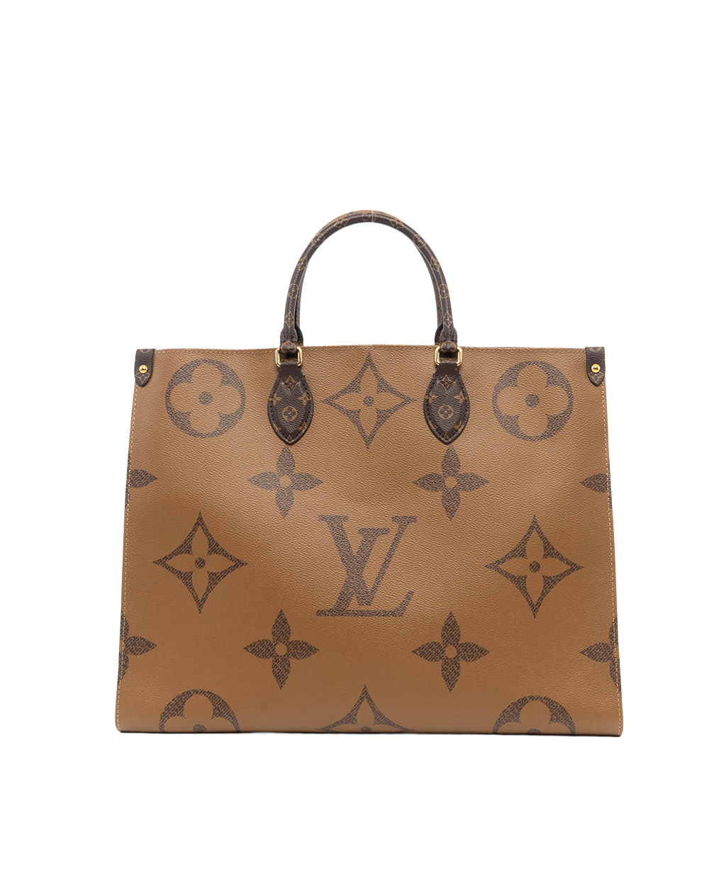 LV ON THE GO GM BROWN MONOGRAM REVERSE GHW FN4290 4182