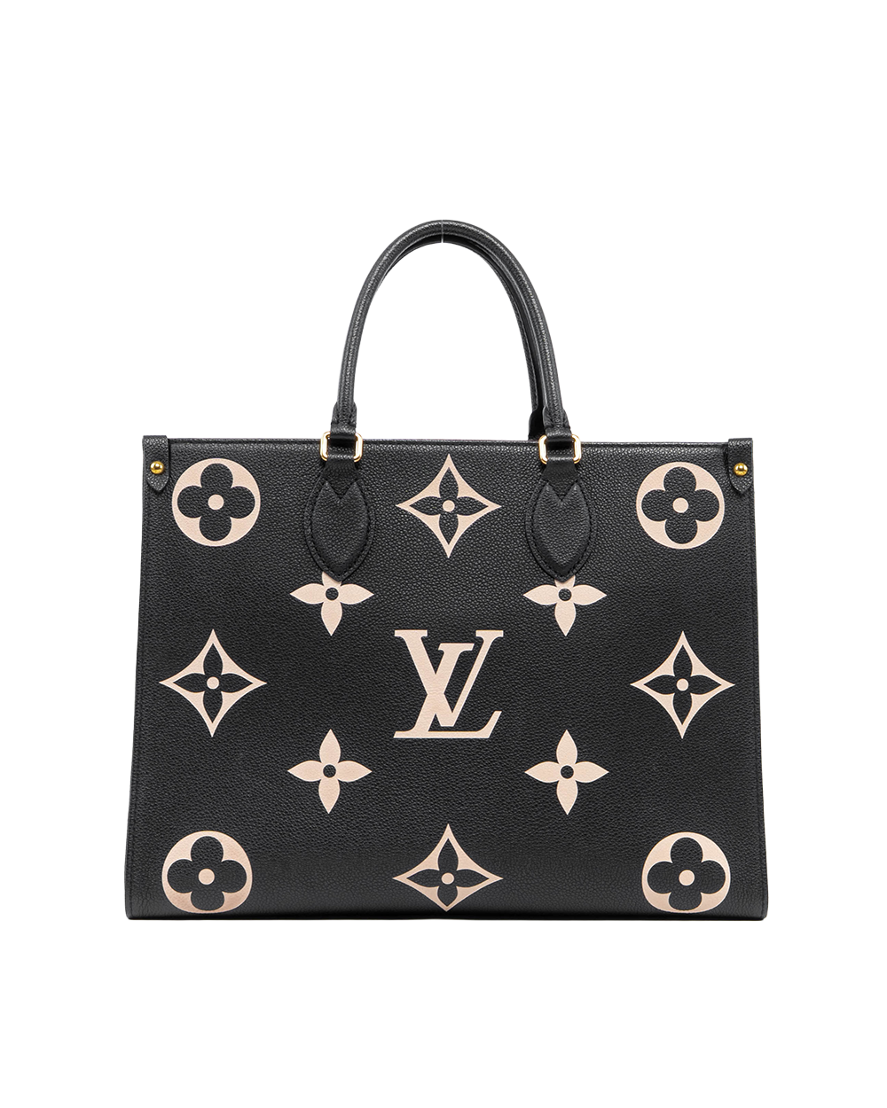 LV ON THE GO MM BLACK GIANT MONOGRAM CALF GHW MICROCHIP 5000