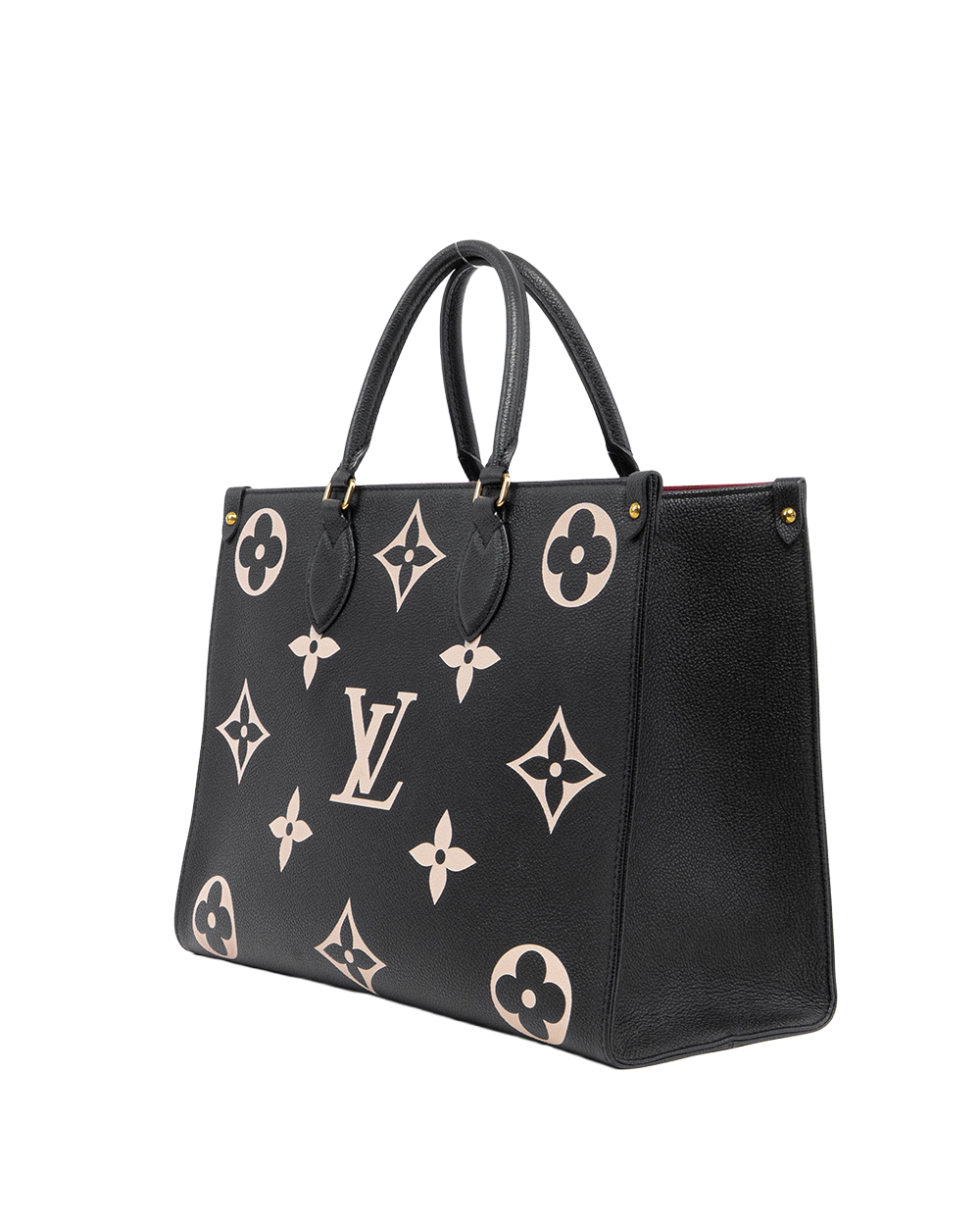 LV ON THE GO MM BLACK GIANT MONOGRAM CALF GHW MICROCHIP 5001