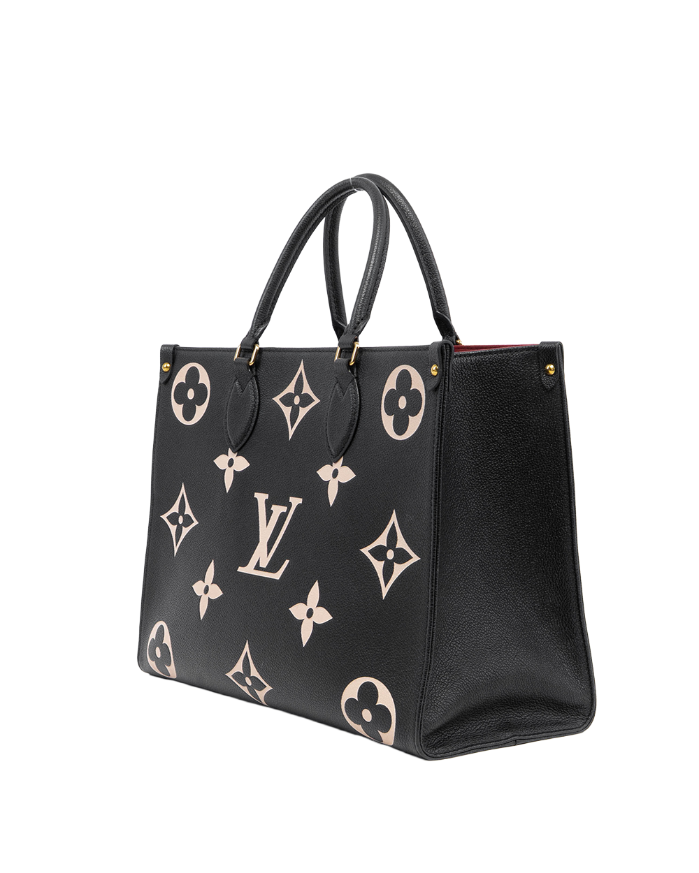 LV ON THE GO MM BLACK GIANT MONOGRAM CALF GHW MICROCHIP 5002