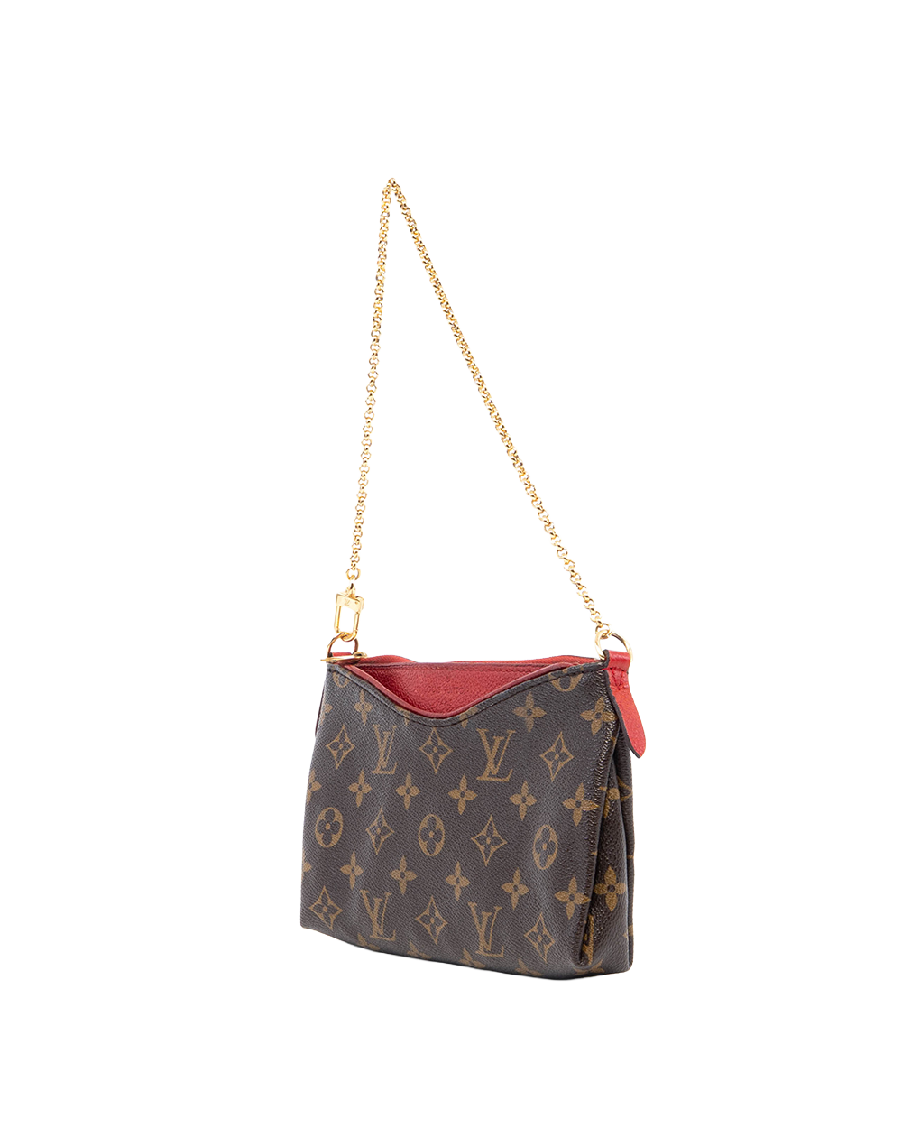 LV PALLAS BROWN RED MONOGRAM CANVAS GHW GI1196 1019
