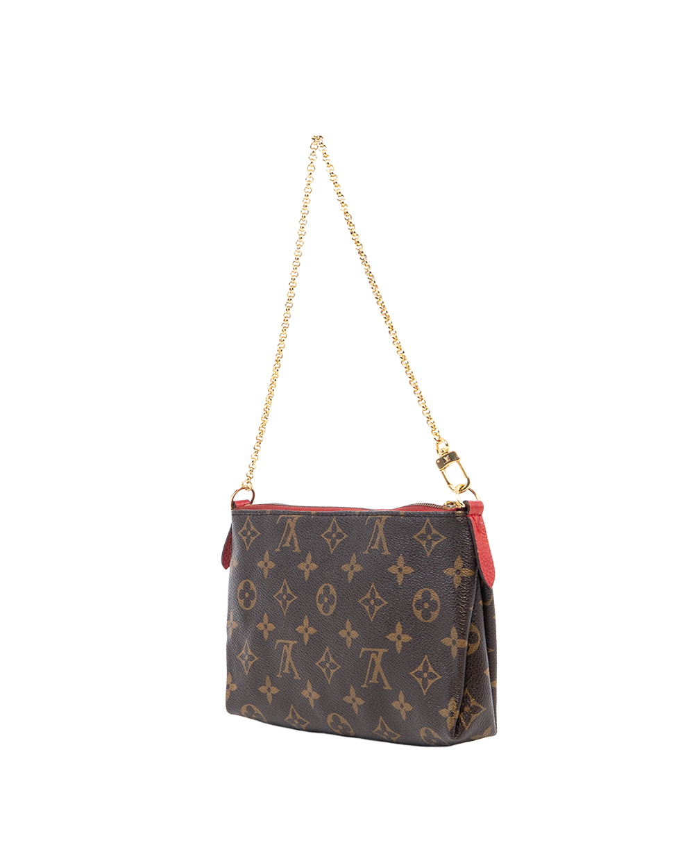 LV PALLAS BROWN RED MONOGRAM CANVAS GHW GI1196 1020