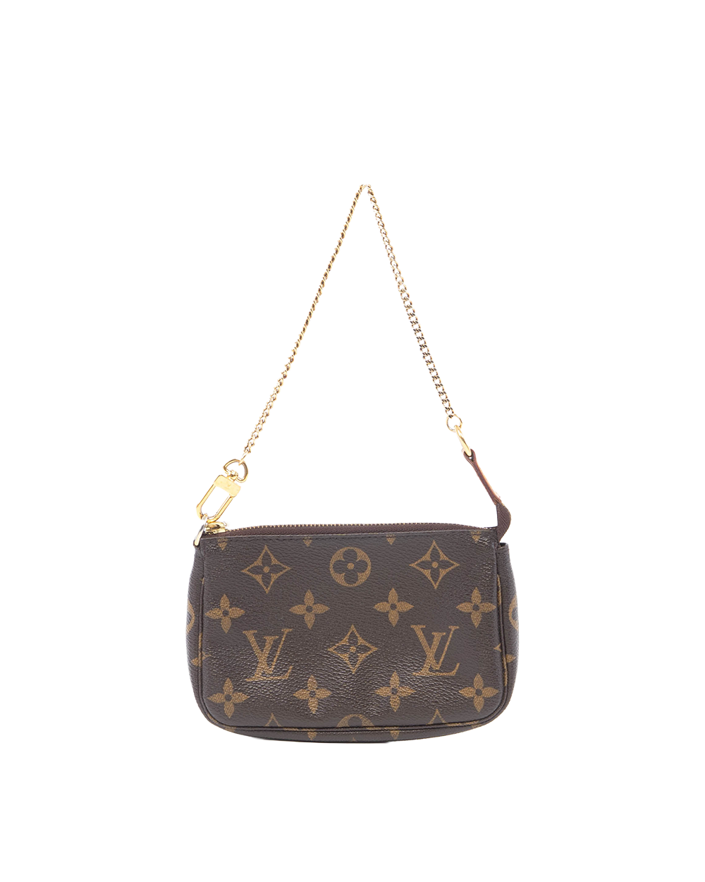 LV POCHETTE ACC BROWN MONOGRAM CANVAS GHW SF4142 5170