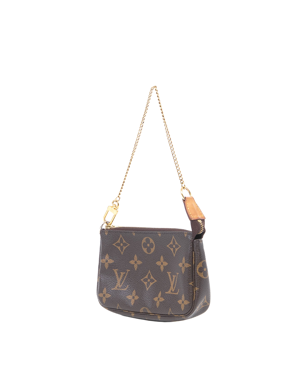 LV POCHETTE ACC BROWN MONOGRAM CANVAS GHW SF4142 5171