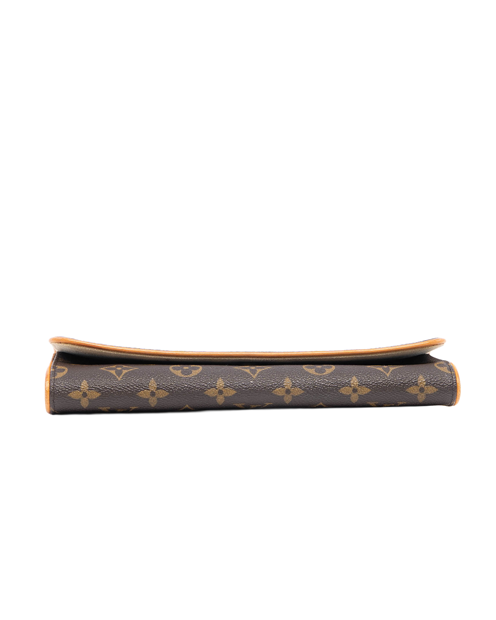 LV POCHETTE TWIN BROWN MONOGRAM CANVAS GHW FL0054 0158