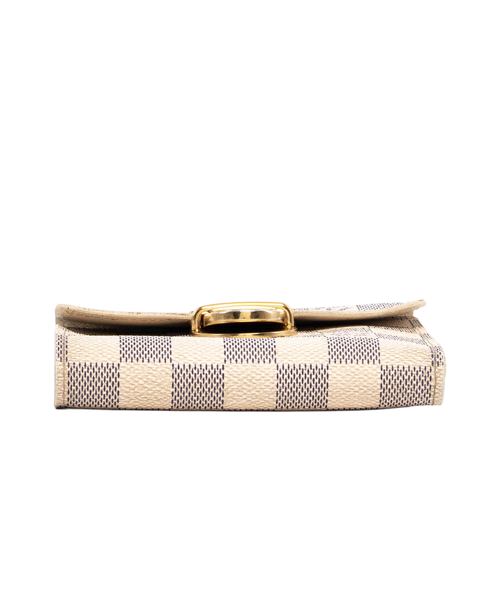 LV PORTEFEUILLE KOALA SHORT WHITE AZUR DAMIER CANVAS GHW CA4027 09718