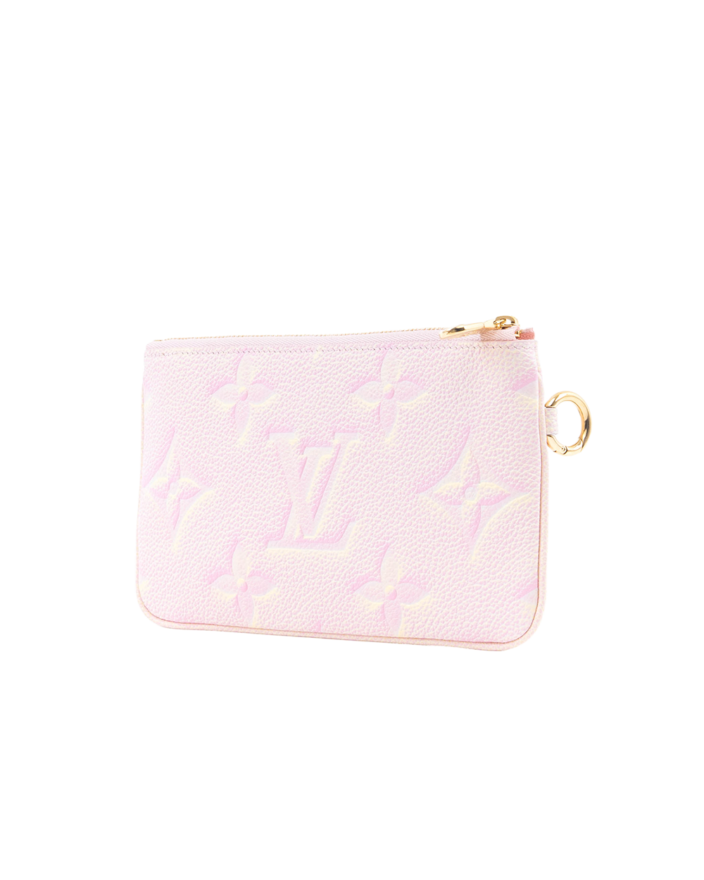 LV POUCH TRIO MULTI COLOR PINK BLUE GIANT MONOGRAM CALF GHW MICROCHIP 1079