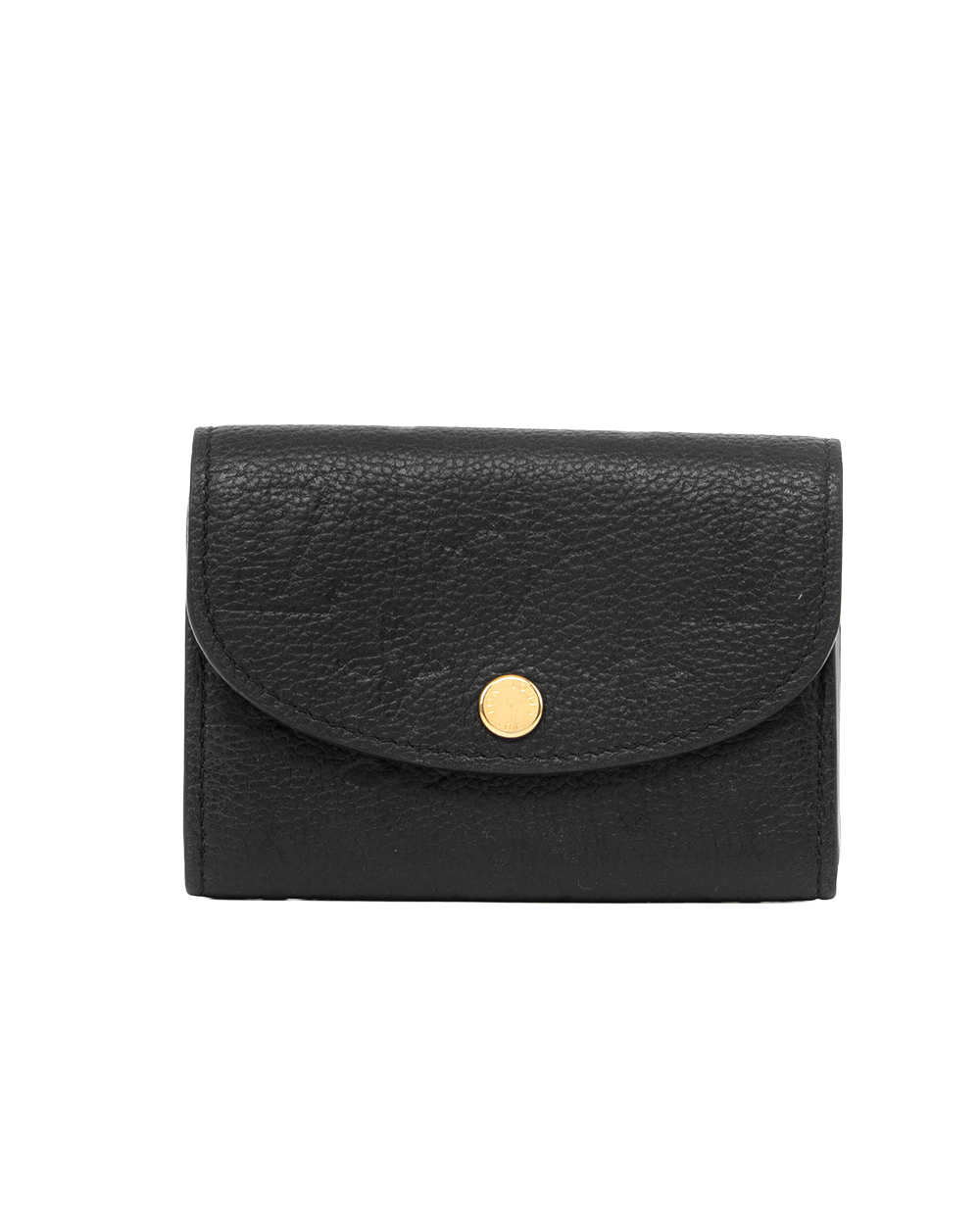 LV ROSALIE COIN SHORT BLACK GIANT MONOGRAM CALF GHW MICROCHIP 5212