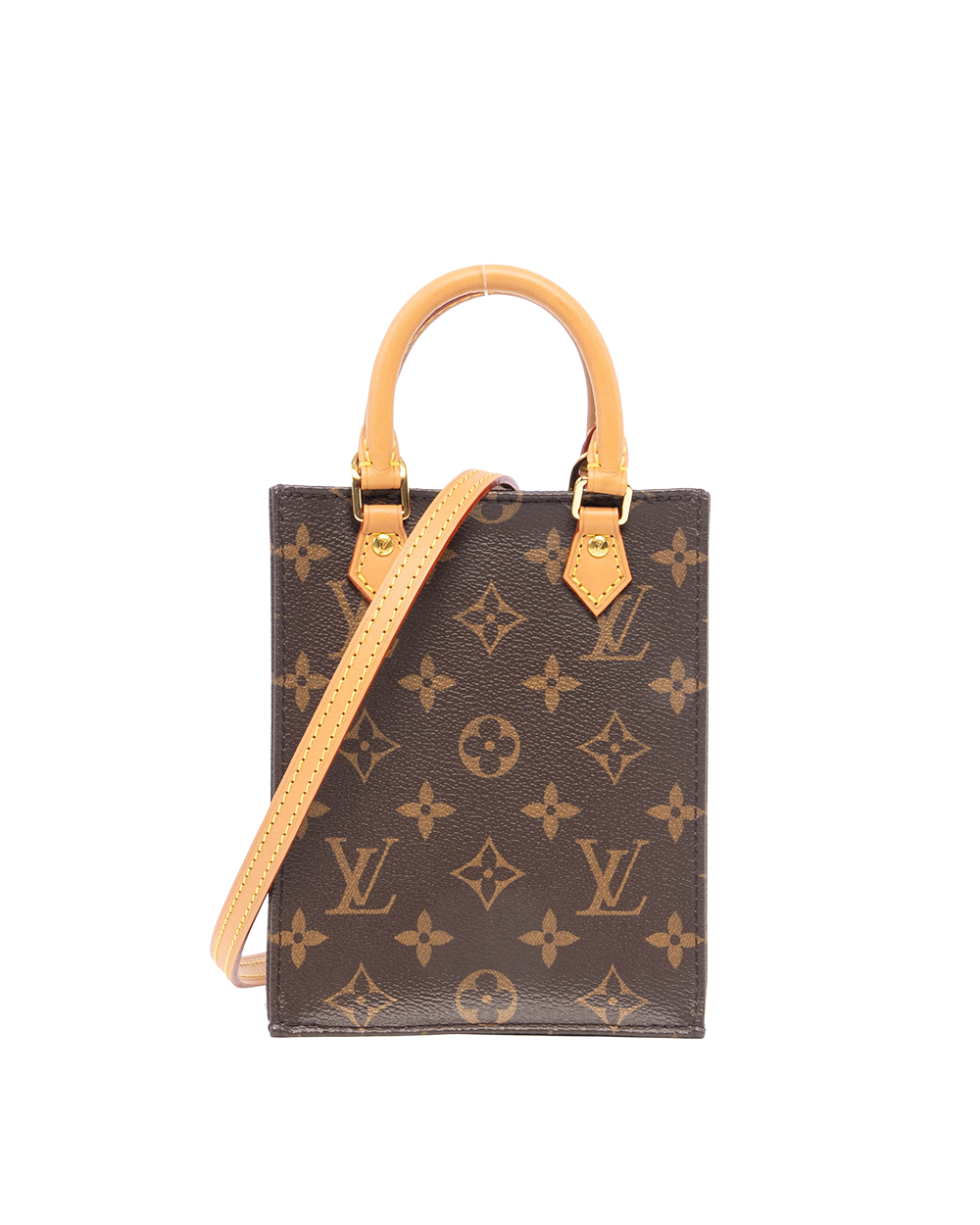 LV SAC PLAT BB BROWN MONOGRAM CANVAS GHW SP3230 1566