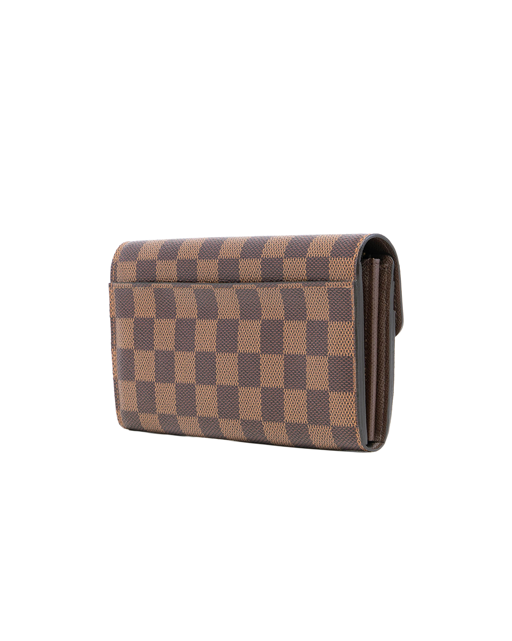 LV SARAH WALLET LONG BROWN DAMIER CANVAS GHW 1068