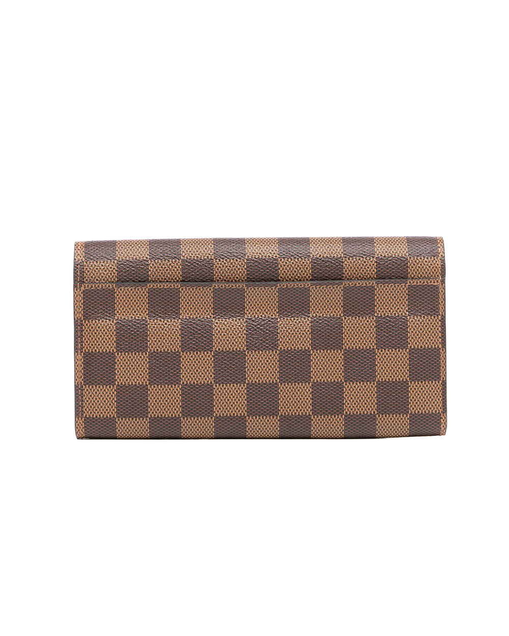 LV SARAH WALLET LONG BROWN DAMIER CANVAS GHW 1069