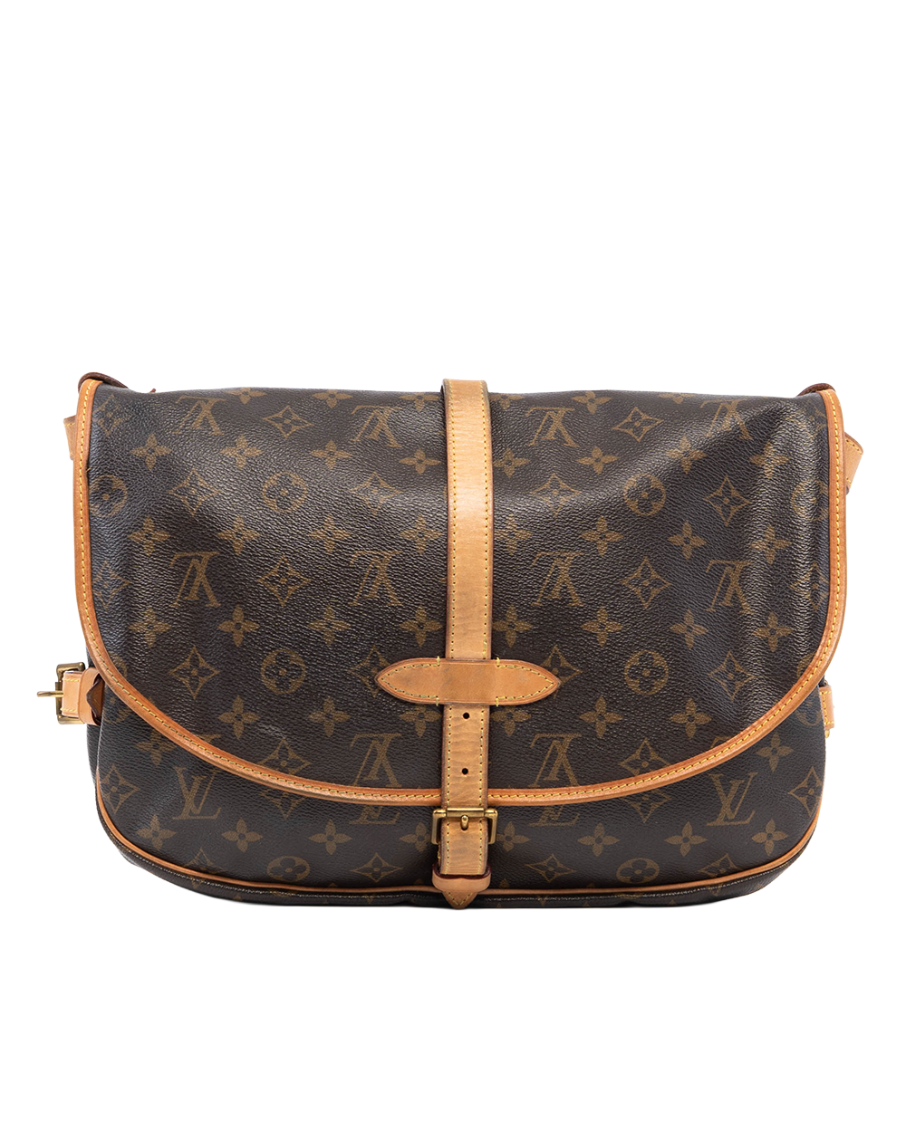 LV SAUMUR BROWN MONOGRAM CANVAS GHW MB1142 09307
