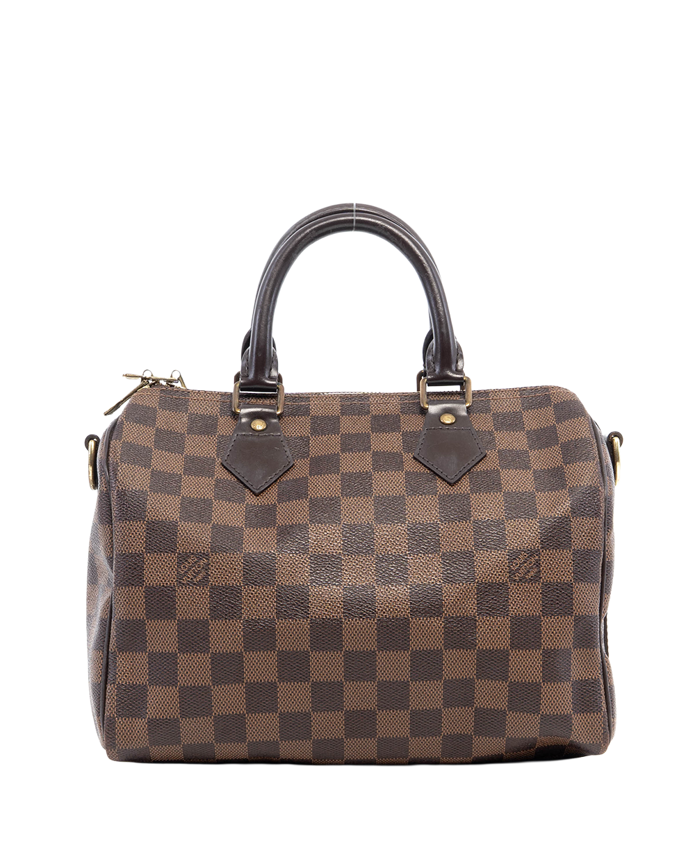 LV SPEEDY 25 BROWN DAMIER CANVAS GHW DU1138 09011