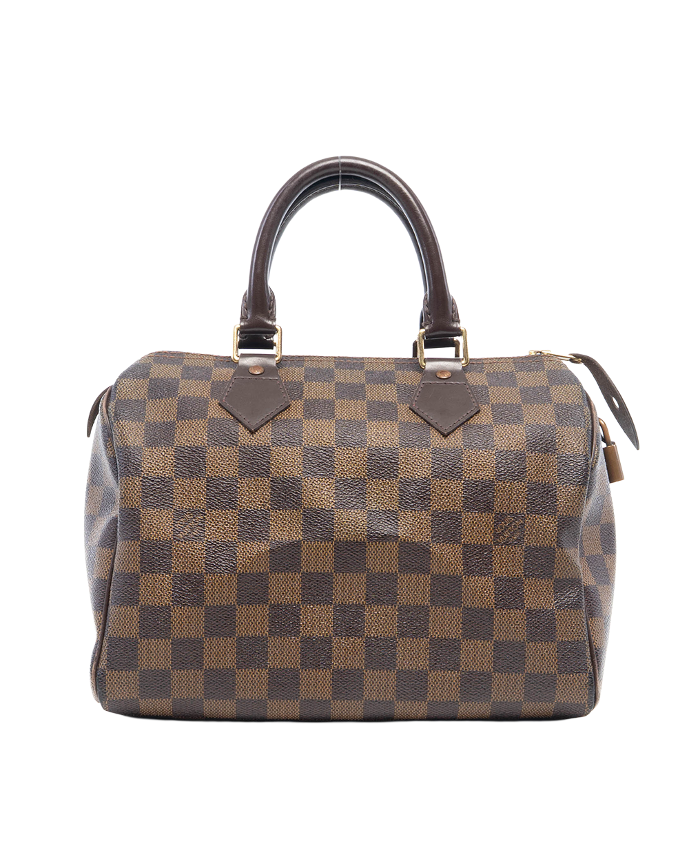 LV SPEEDY 25 BROWN DAMIER CANVAS GHW SP2027 0717
