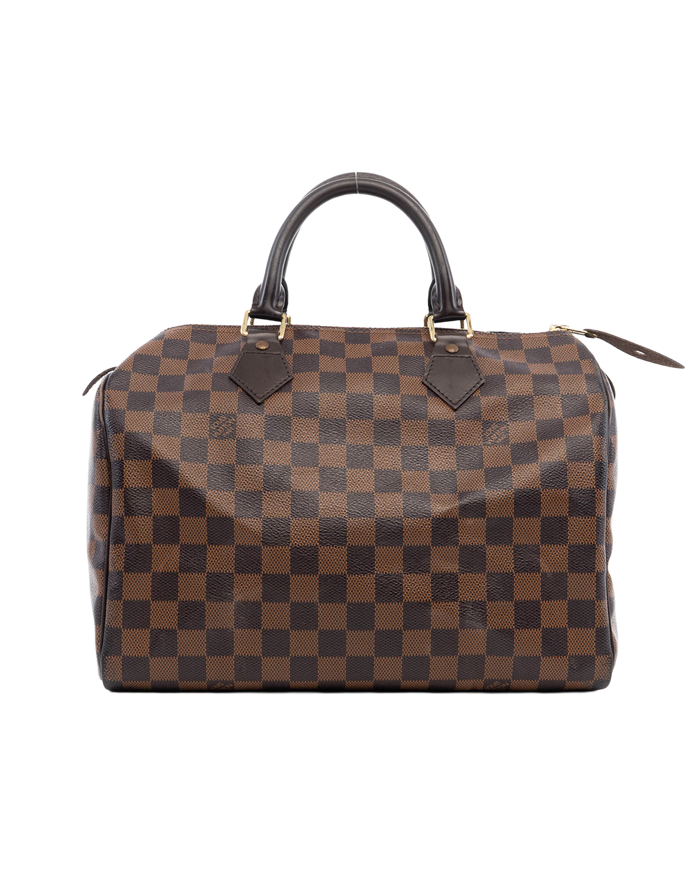 LV SPEEDY 30 BROWN DAMIER CANVAS GHW TR4102 04727