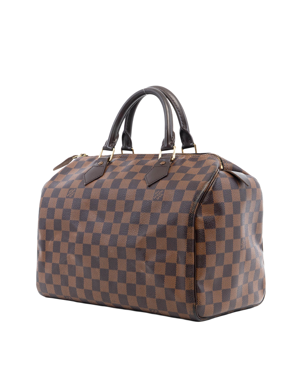 LV SPEEDY 30 BROWN DAMIER CANVAS GHW TR4102 04729