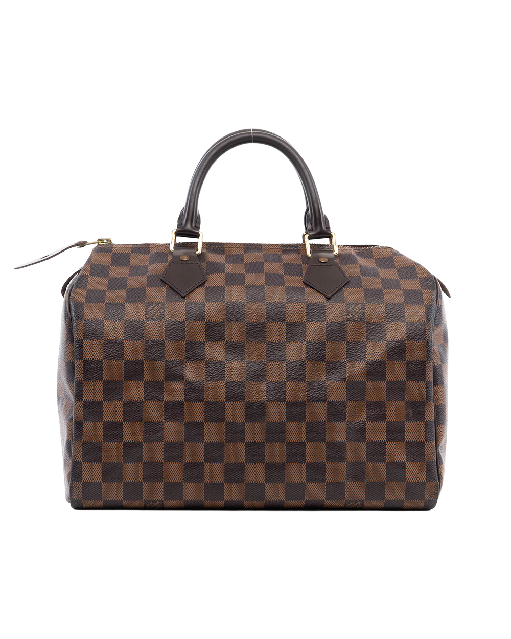 LV SPEEDY 30 BROWN DAMIER CANVAS GHW TR4102 04730