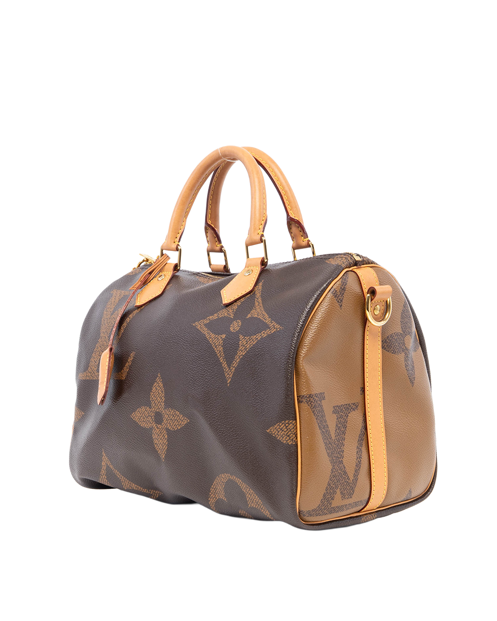 LV SPEEDY 30 BROWN MONOGRAM REVERSE GHW MICROCHIP 1464